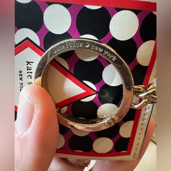 Kate Spade - Lucky Draw Coin Purse/Key Ring - 5 of Spades - EUC - Picture 6 of 6